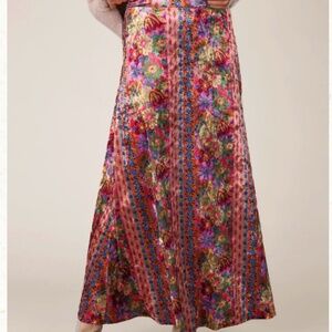 Moment In Time Velvet Maxi Skirt